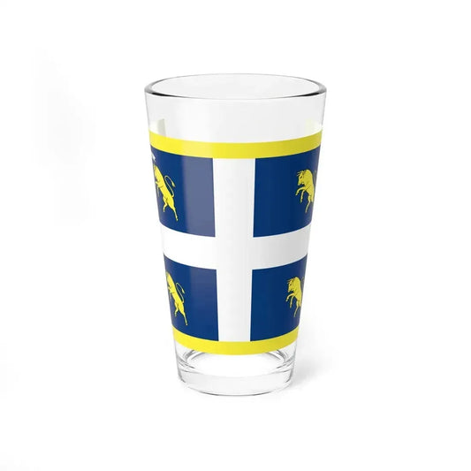 Flag of Turin Italy - Pint Glass 16oz 16oz - Go Mug Yourself