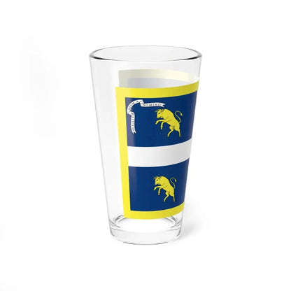 Flag of Turin (Italy) Pint Glass 16oz - Go Mug Yourself