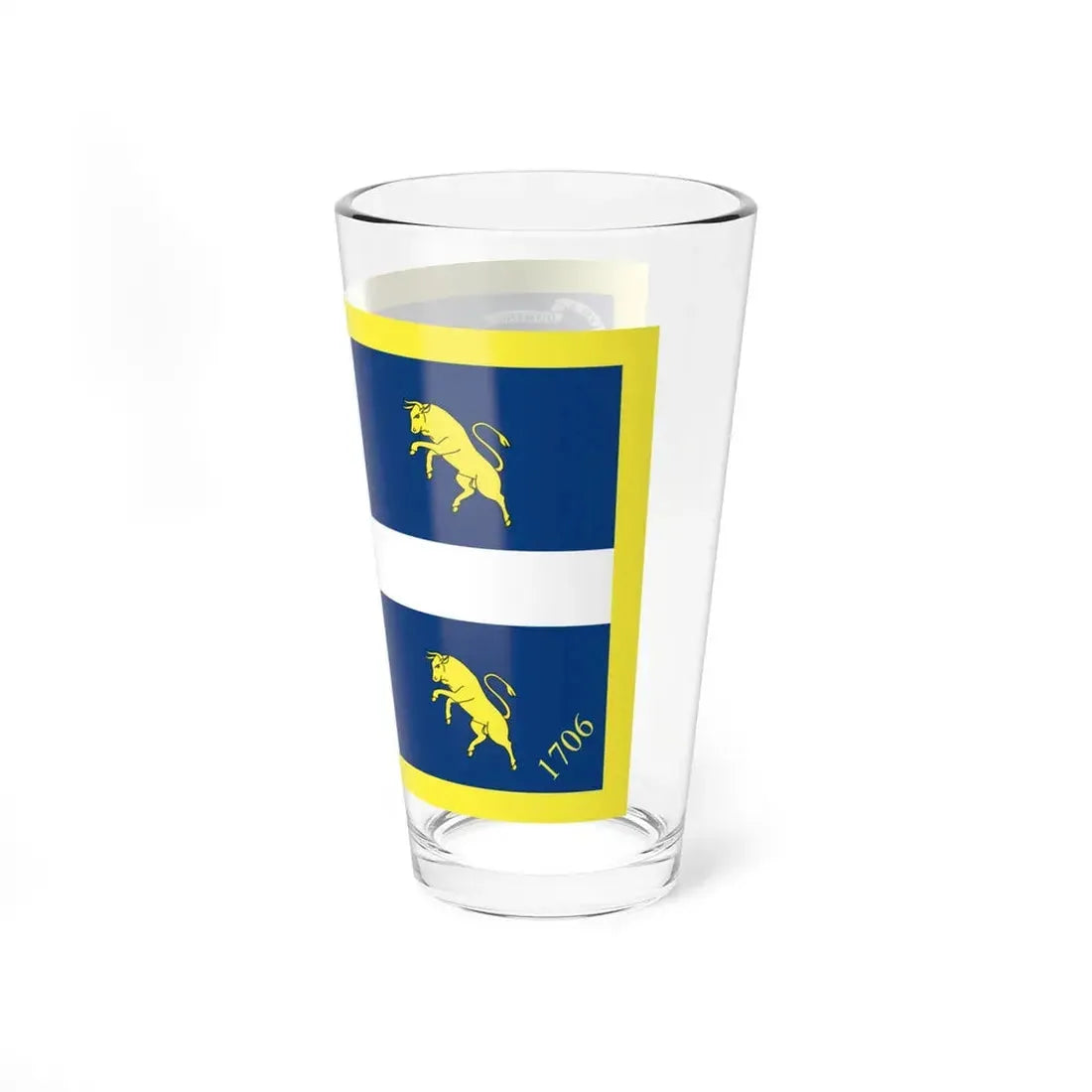 Flag of Turin (Italy) Pint Glass 16oz - Go Mug Yourself