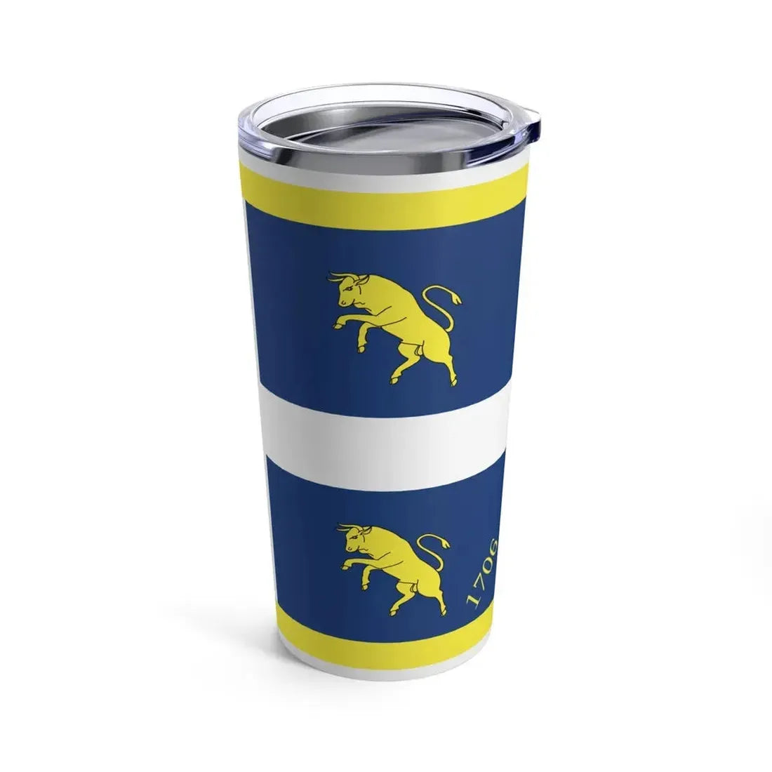 Flag of Turin Italy - Tumbler 20oz - Go Mug Yourself
