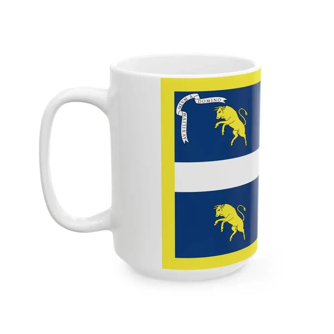 Flag of Turin (Italy) White Coffee Mug - Go Mug Yourself