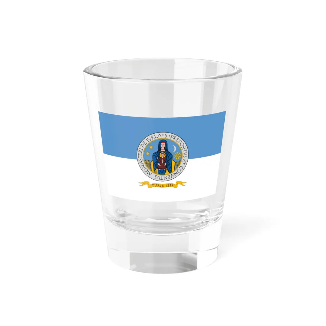 Flag of Turje (Hungary) Shot Glass 1.5oz 1.5oz - Go Mug Yourself