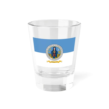 Flag of Turje (Hungary) Shot Glass 1.5oz 1.5oz - Go Mug Yourself