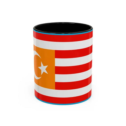 Flag of Turkestan - Accent Coffee Mug 11oz Black - Go Mug Yourself