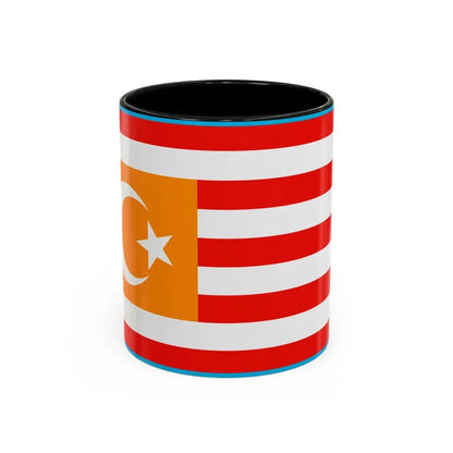 Flag of Turkestan - Accent Coffee Mug 11oz Black - Go Mug Yourself