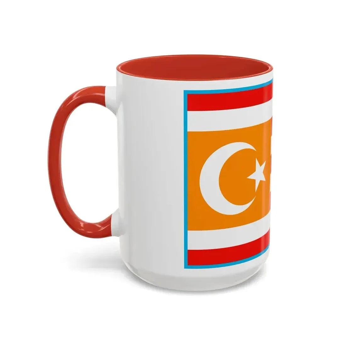 Flag of Turkestan - Accent Coffee Mug - Go Mug Yourself