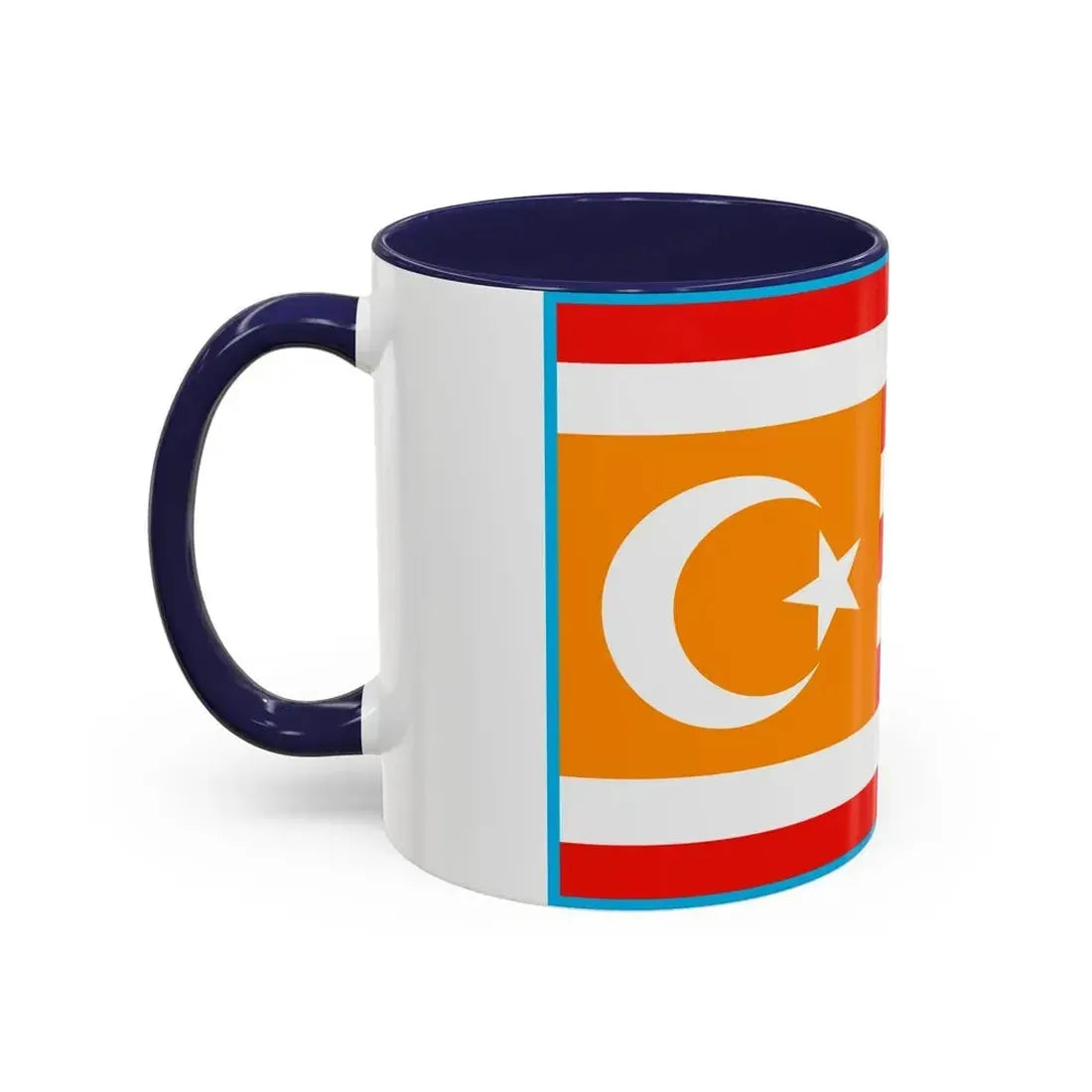 Flag of Turkestan - Accent Coffee Mug - Go Mug Yourself