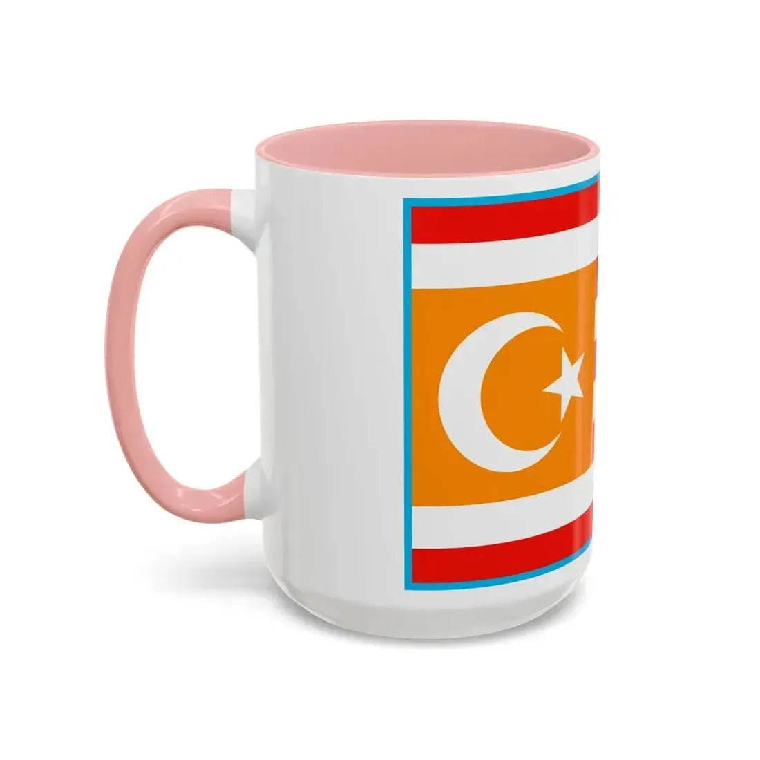 Flag of Turkestan - Accent Coffee Mug - Go Mug Yourself