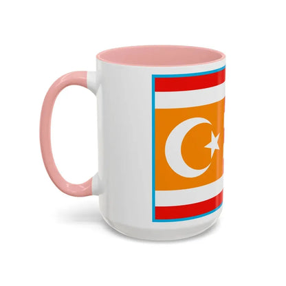 Flag of Turkestan - Accent Coffee Mug - Go Mug Yourself