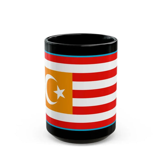 Flag of Turkestan - Black Coffee Mug 15oz - Go Mug Yourself