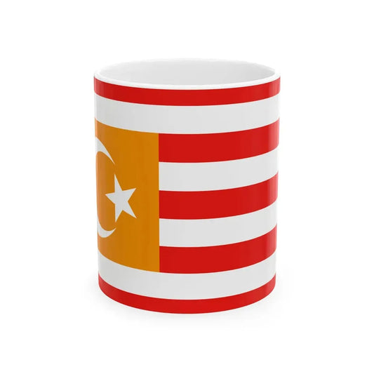 Flag of Turkestan (Kazakhstan) White Coffee Mug 11oz - Go Mug Yourself