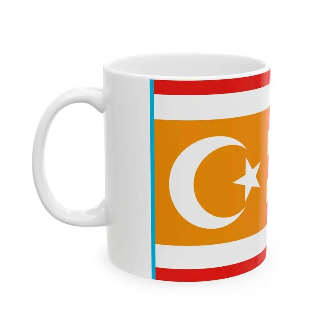 Flag of Turkestan (Kazakhstan) White Coffee Mug - Go Mug Yourself