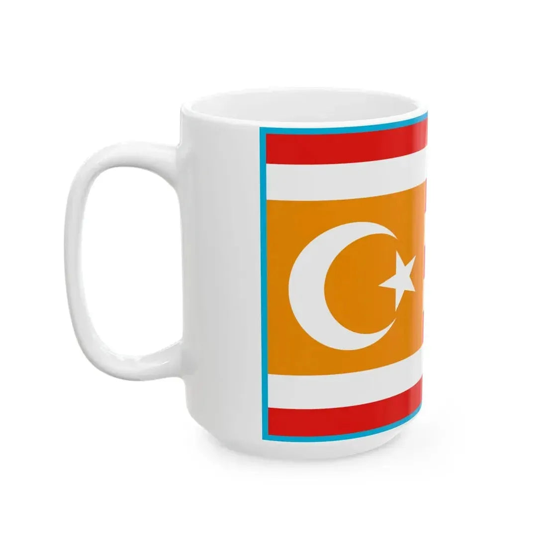 Flag of Turkestan (Kazakhstan) White Coffee Mug - Go Mug Yourself