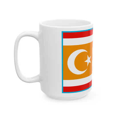 Flag of Turkestan - White Coffee Mug-Go Mug Yourself