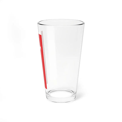 Flag of Turkey vertical (Turkey) Pint Glass 16oz - Go Mug Yourself