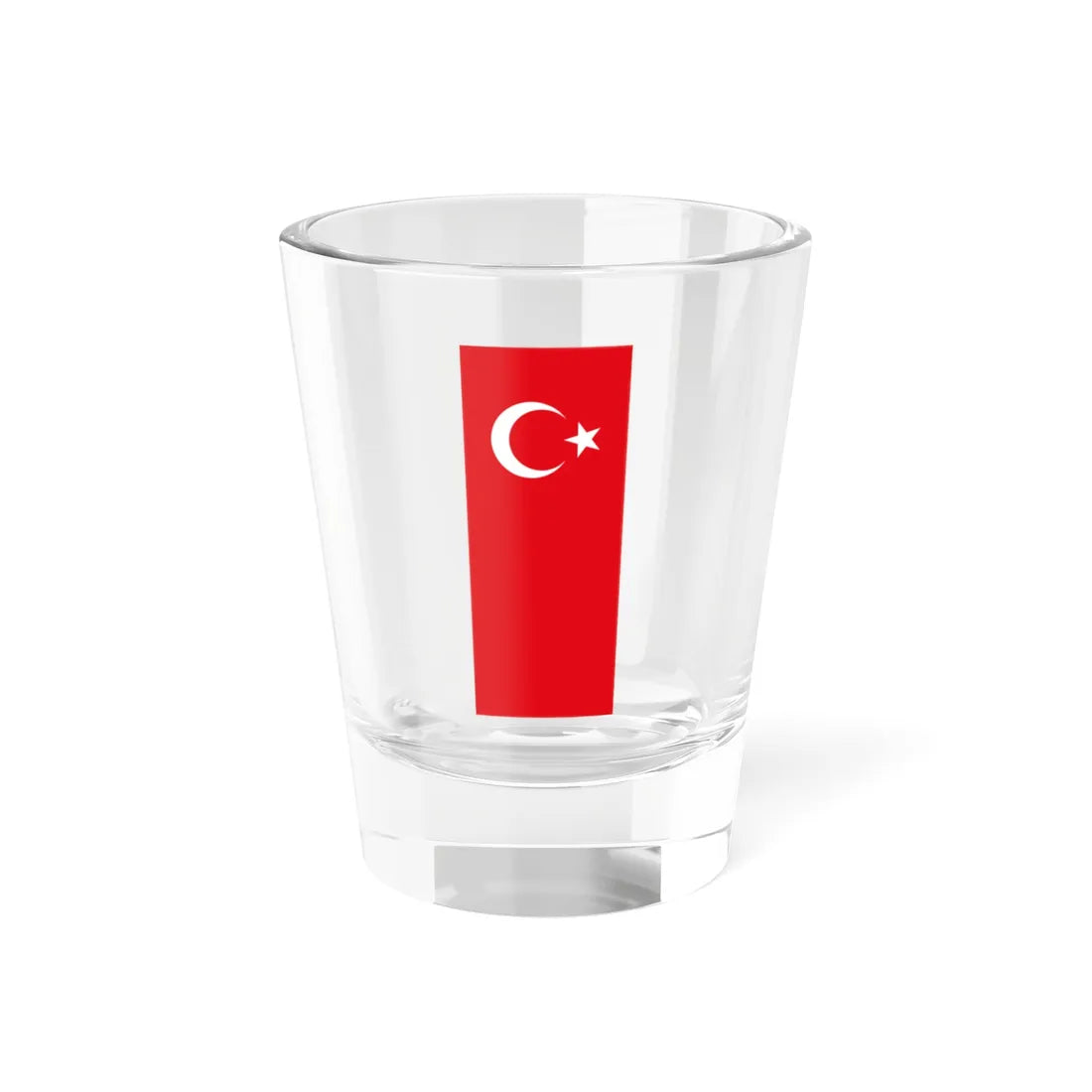 Flag of Turkey vertical (Turkey) Shot Glass 1.5oz 1.5oz - Go Mug Yourself