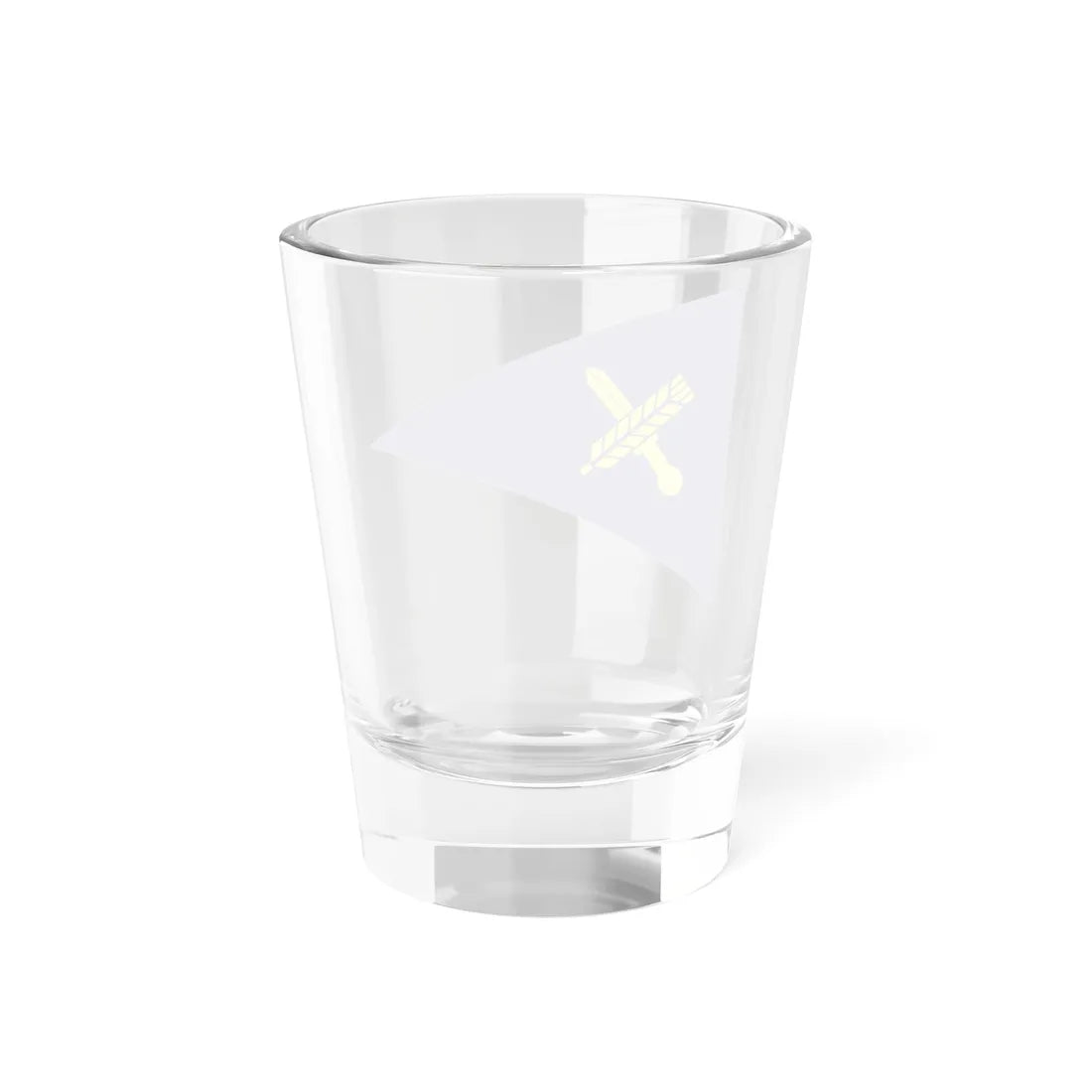 Flag of Turkish Air Force Support Continental Command triangle (Turkey) Shot Glass 1.5oz - Go Mug Yourself