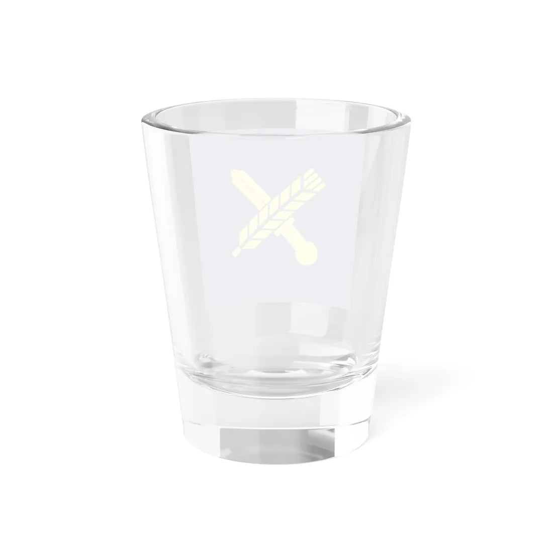 Flag of Turkish Air Force Support Continental Command (Turkey) Shot Glass 1.5oz - Go Mug Yourself