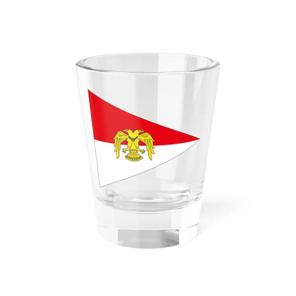 Flag of Turkish Army Aviation School Command (Turkey) Shot Glass 1.5oz 1.5oz - Go Mug Yourself