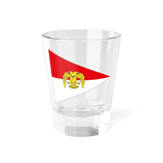 Flag of Turkish Army Aviation School Command (Turkey) Shot Glass 1.5oz 1.5oz - Go Mug Yourself