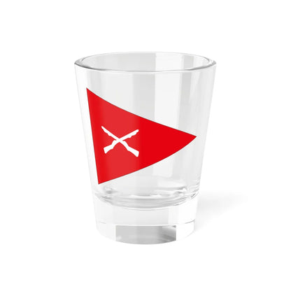 Flag of Turkish Battalion Command (Turkey) Shot Glass 1.5oz 1.5oz - Go Mug Yourself
