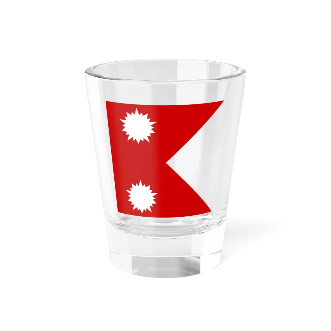 Flag of Turkish Flotilla admiral (Turkey) Shot Glass 1.5oz 1.5oz - Go Mug Yourself