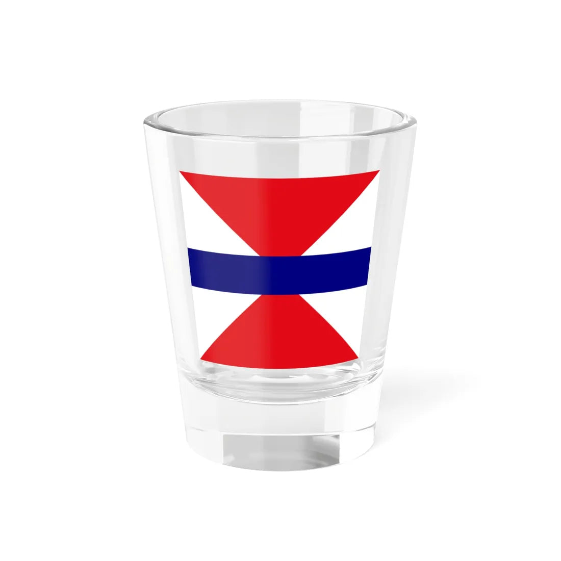 Flag of Turkish General Command of Gendarmerie (Turkey) Shot Glass 1.5oz 1.5oz - Go Mug Yourself
