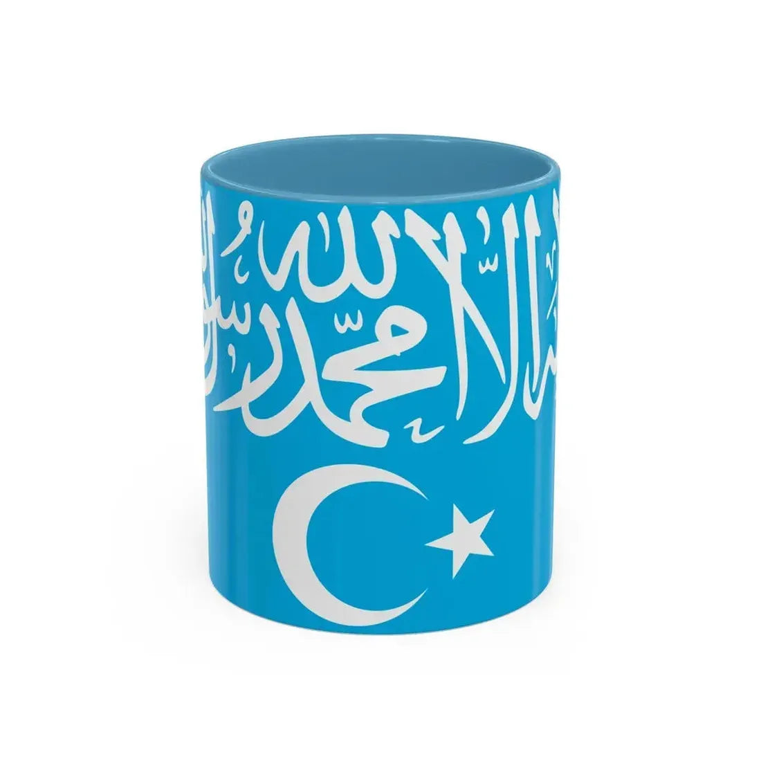 Flag of Turkistan Islamic Party - Accent Coffee Mug 11oz Light Blue - Go Mug Yourself