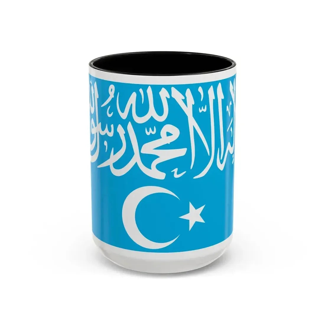 Flag of Turkistan Islamic Party - Accent Coffee Mug 15oz Black - Go Mug Yourself