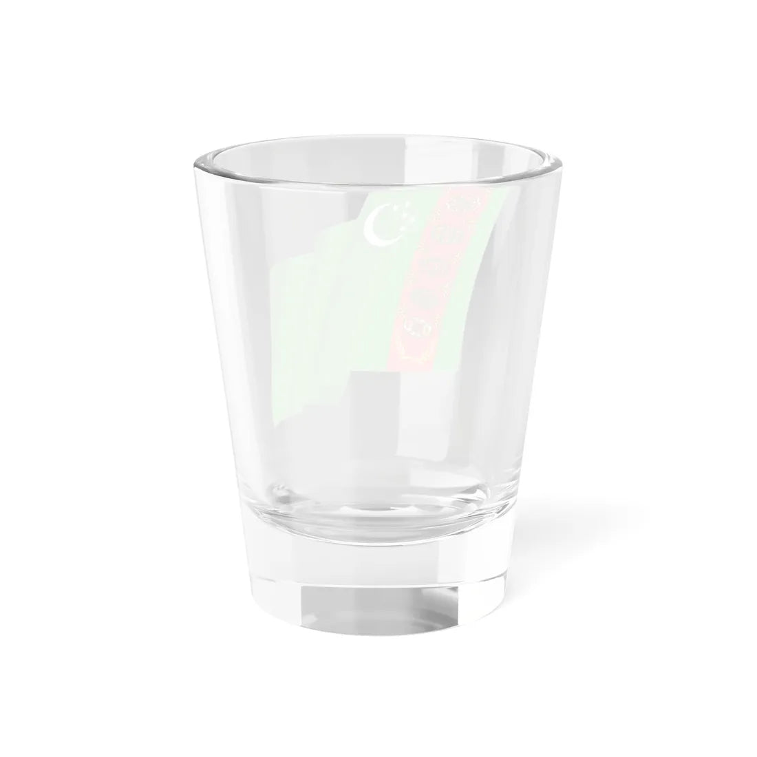 Flag of Turkmenistan icon (Turkmenistan) Shot Glass 1.5oz - Go Mug Yourself