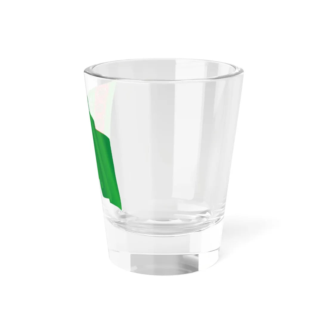 Flag of Turkmenistan icon (Turkmenistan) Shot Glass 1.5oz - Go Mug Yourself