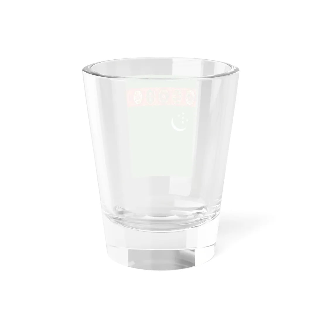 Flag of Turkmenistan vertical (Turkmenistan) Shot Glass 1.5oz - Go Mug Yourself