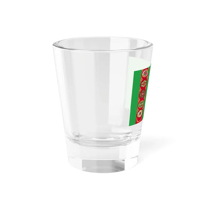 Flag of Turkmenistan WFB 2004 (Turkmenistan) Shot Glass 1.5oz - Go Mug Yourself
