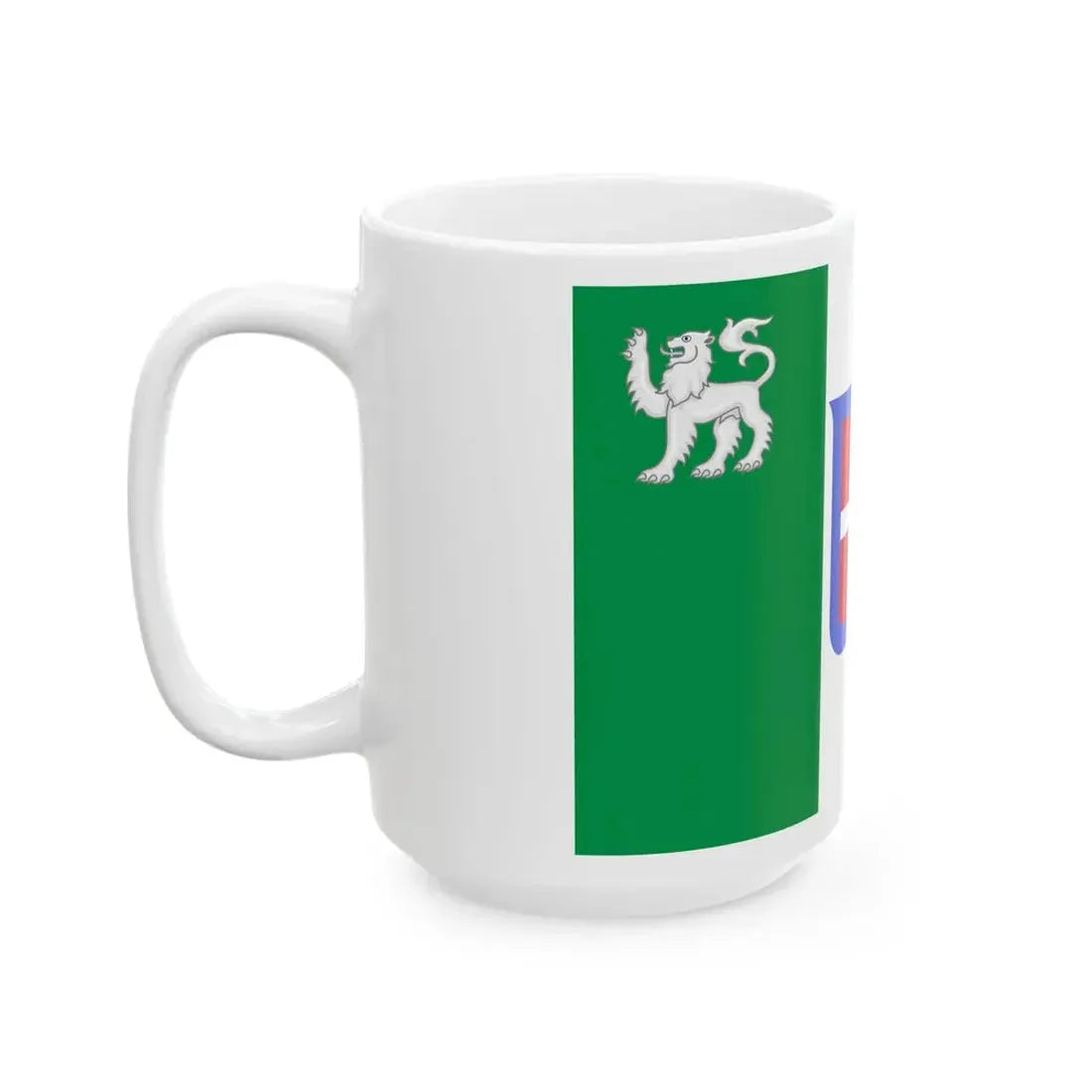 Flag of Tuscany 1859 (Italy) White Coffee Mug - Go Mug Yourself