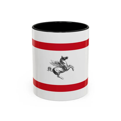 Flag of Tuscany Italy - Accent Coffee Mug 11oz Black - Go Mug Yourself