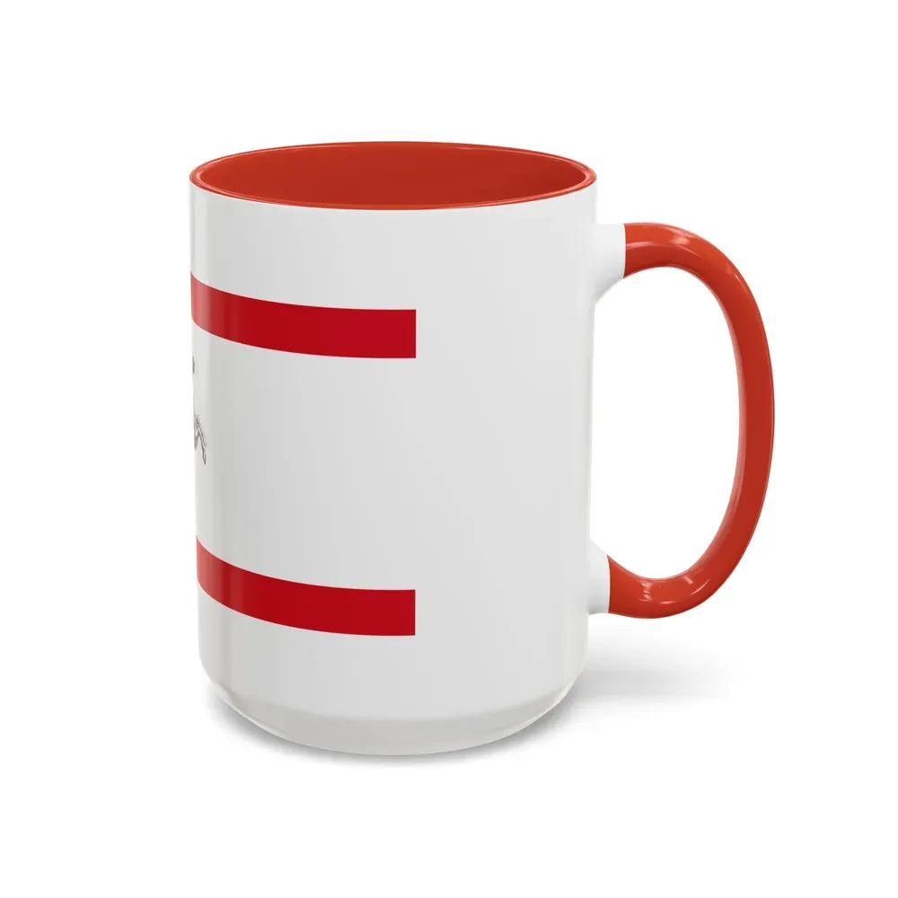 Flag of Tuscany Italy - Accent Coffee Mug - Go Mug Yourself