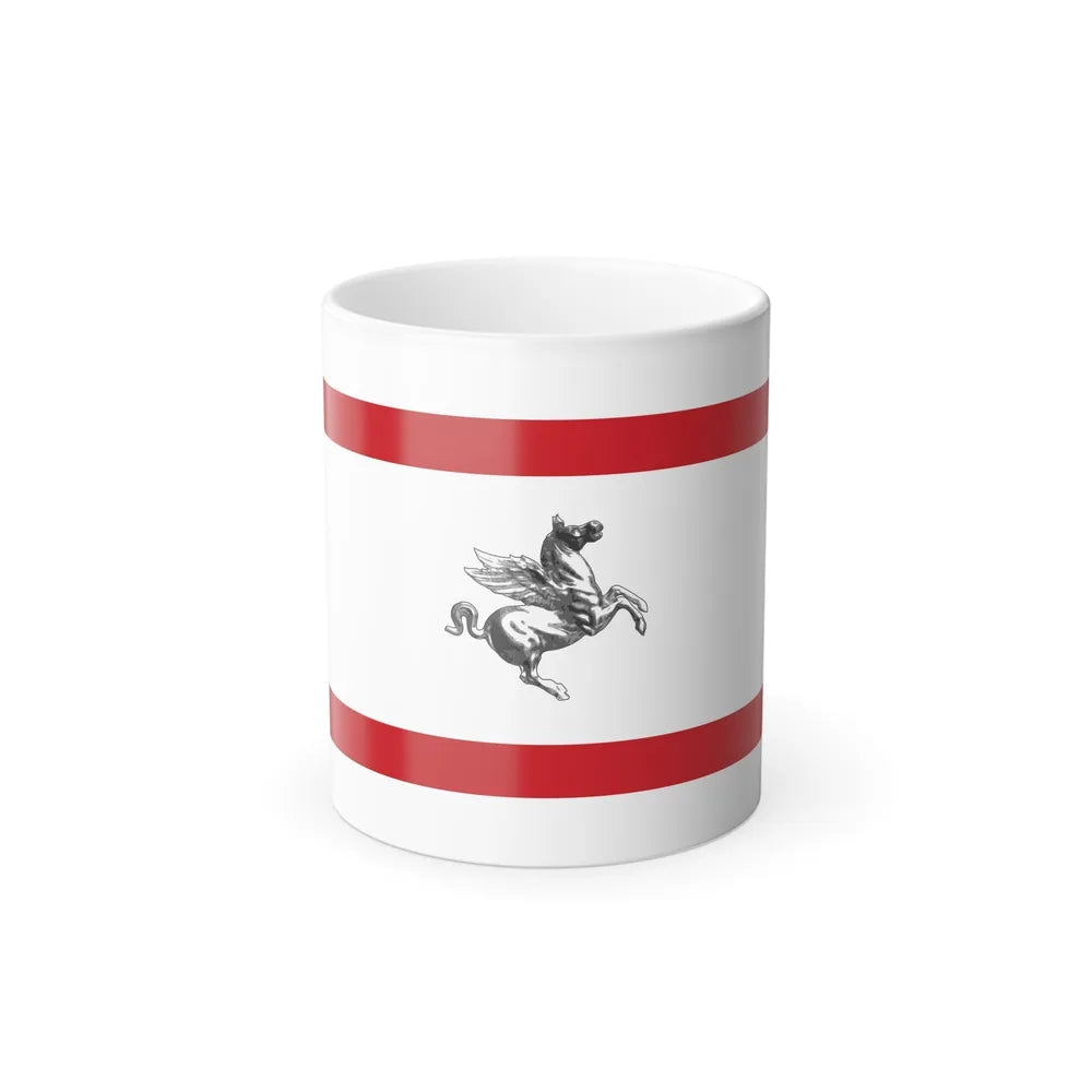 Flag of Tuscany Italy - Color Changing Coffee Mug-11oz-Go Mug Yourself
