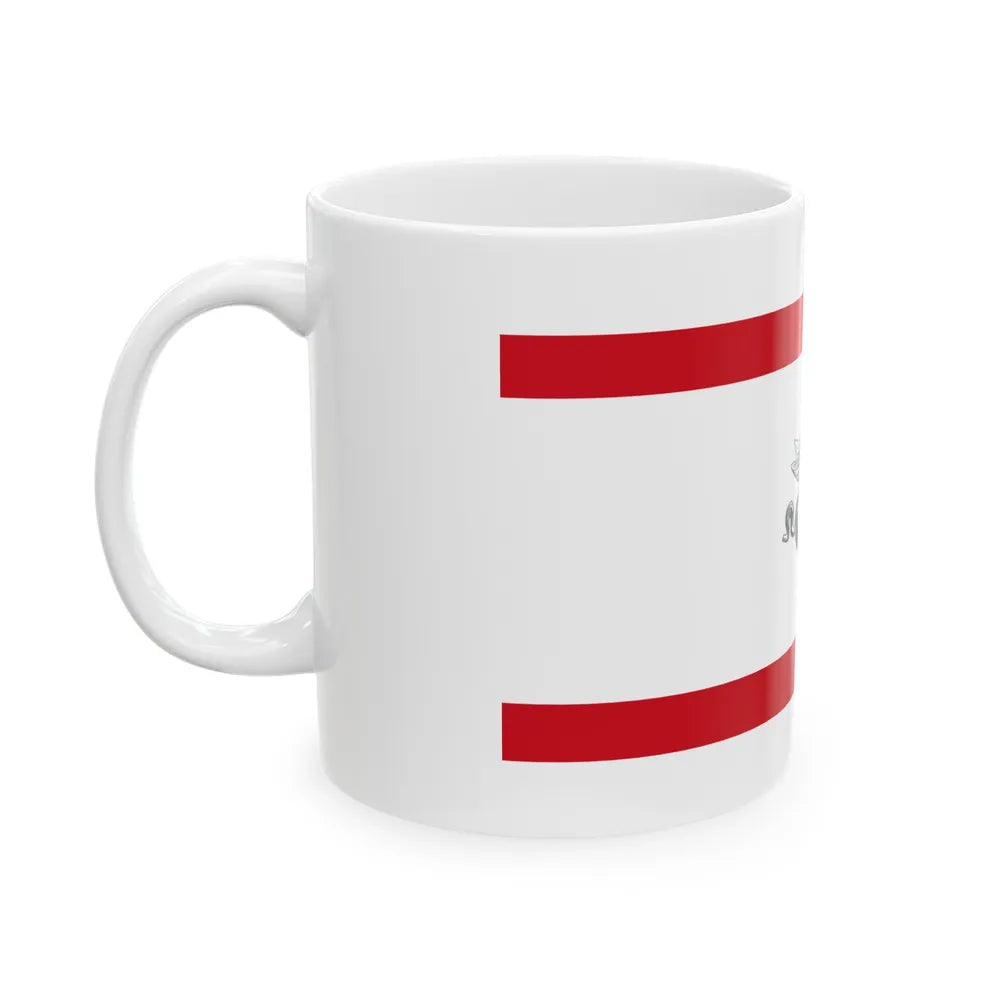 Flag of Tuscany Italy - White Coffee Mug-Go Mug Yourself