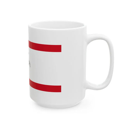 Flag of Tuscany Italy - White Coffee Mug-Go Mug Yourself