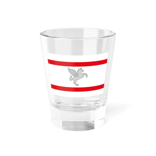 Flag of Tuscany until 1995 (Italy) Shot Glass 1.5oz 1.5oz - Go Mug Yourself
