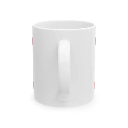 Flag of Tuscany until 1995 (Italy) White Coffee Mug - Go Mug Yourself