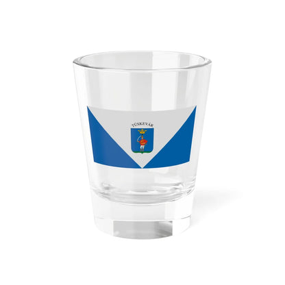 Flag of Tuskevar (Hungary) Shot Glass 1.5oz 1.5oz - Go Mug Yourself