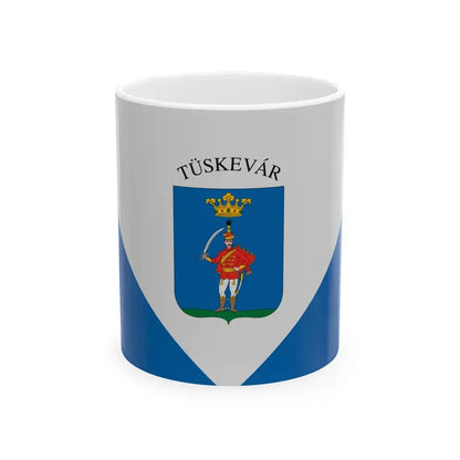 Flag of Tuskevar (Hungary) White Coffee Mug 11oz - Go Mug Yourself