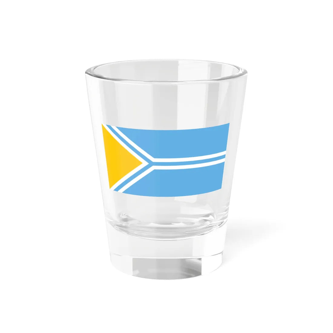 Flag of Tuva 1992 (Russia) Shot Glass 1.5oz 1.5oz - Go Mug Yourself