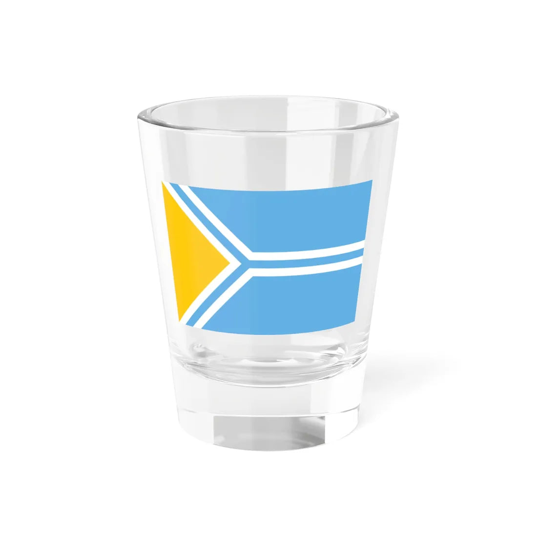 Flag of Tuva (Russia) Shot Glass 1.5oz 1.5oz - Go Mug Yourself