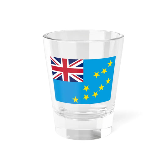 Flag of Tuvalu 3-2 (Tuvalu) Shot Glass 1.5oz 1.5oz - Go Mug Yourself