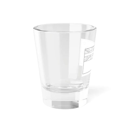 Flag of Tuvalu colouring page (Tuvalu) Shot Glass 1.5oz - Go Mug Yourself