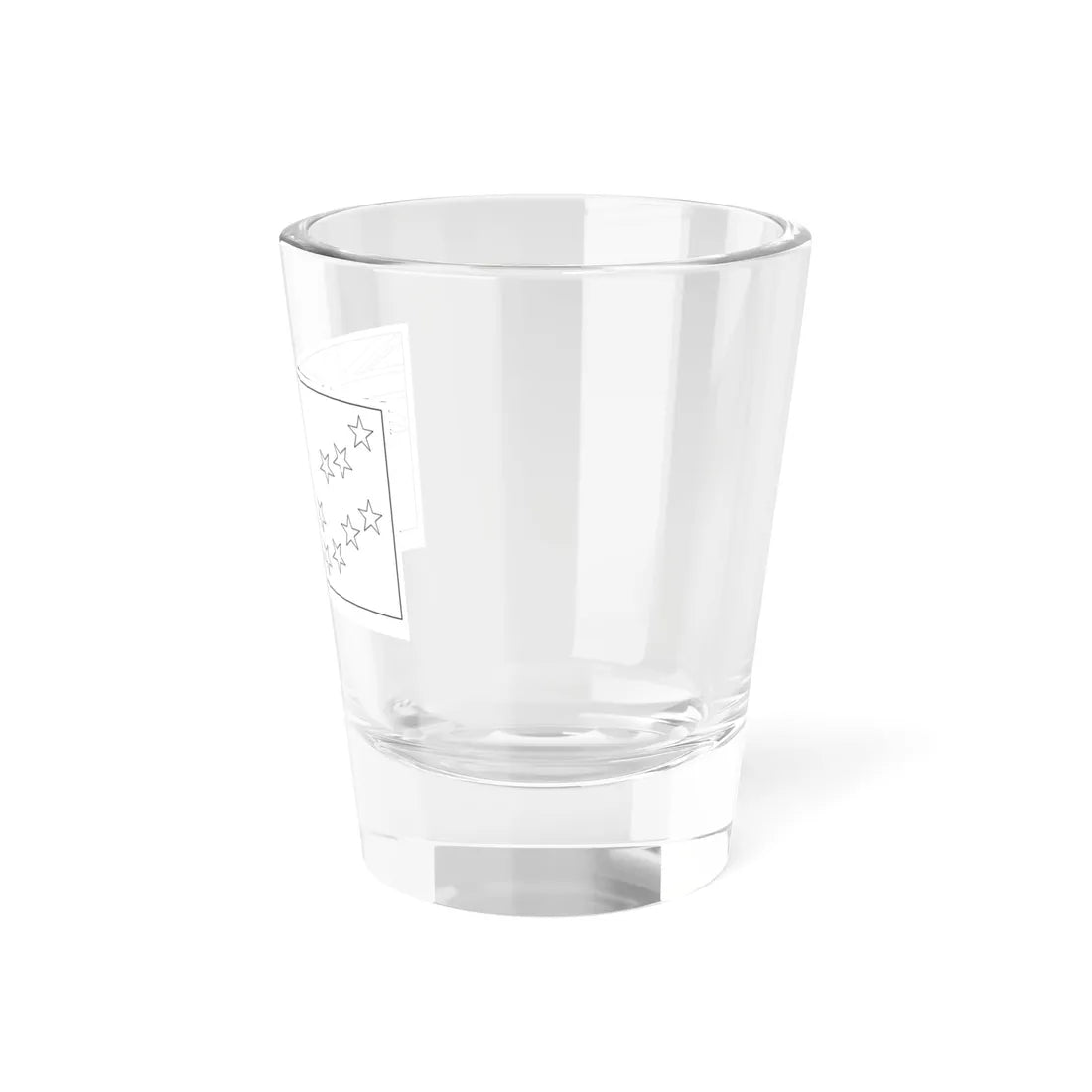 Flag of Tuvalu colouring page (Tuvalu) Shot Glass 1.5oz - Go Mug Yourself