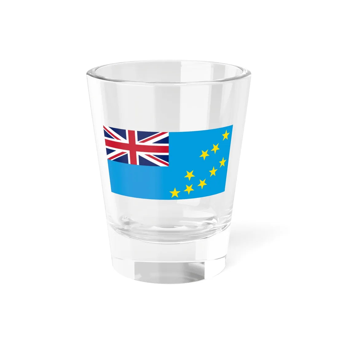 Flag of Tuvalu (Tuvalu) Shot Glass 1.5oz 1.5oz - Go Mug Yourself