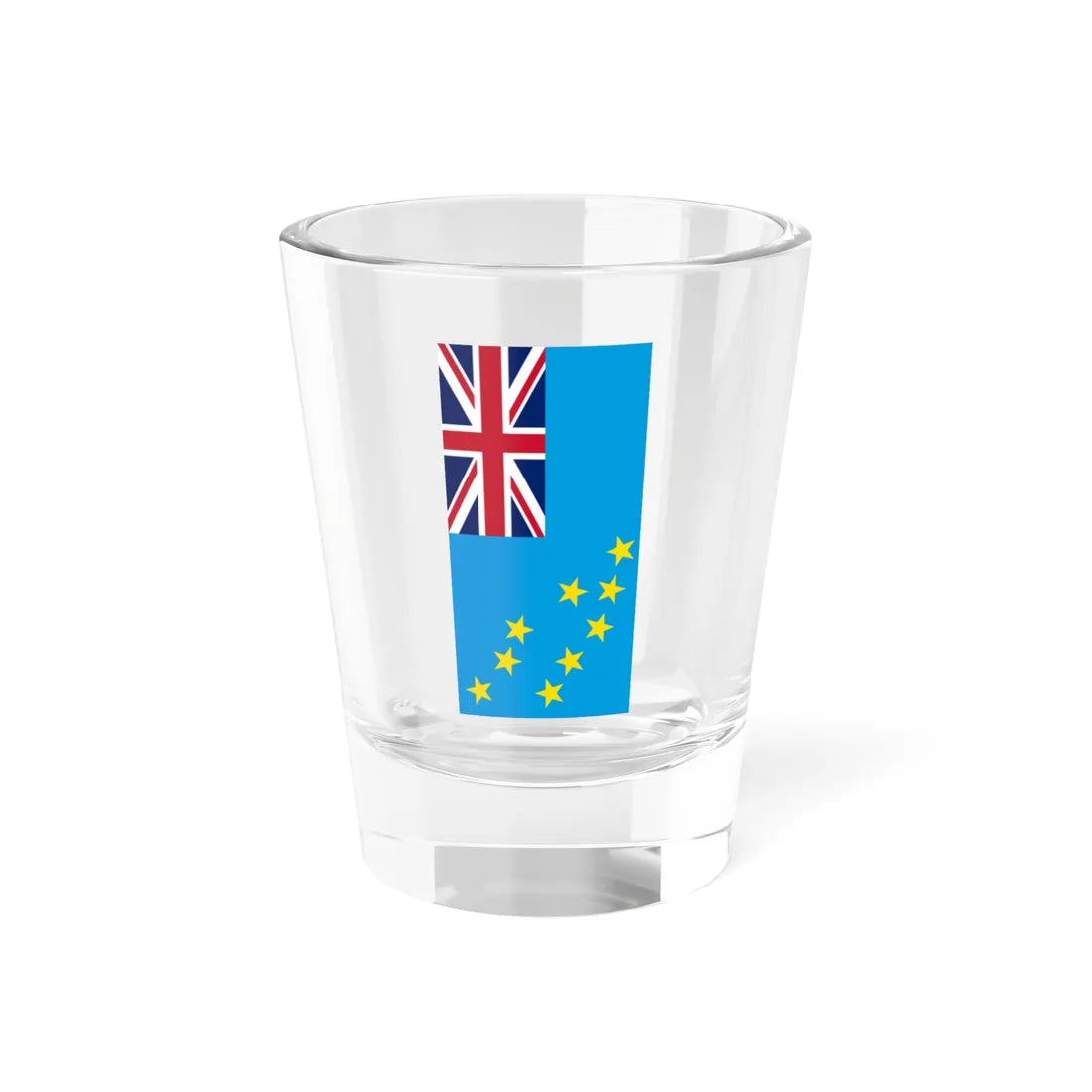 Flag of Tuvalu vertical (Tuvalu) Shot Glass 1.5oz 1.5oz - Go Mug Yourself